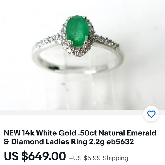 ❌❌ SOLD❌❌❌1,400 ♦️♦️FINAL PRICE ♦️♦️EMERALD - Picture 6 of 8
